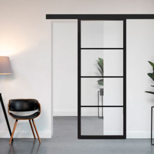 4 vaks schuifdeur met koof