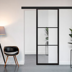 3 vaks schuifdeur met koof