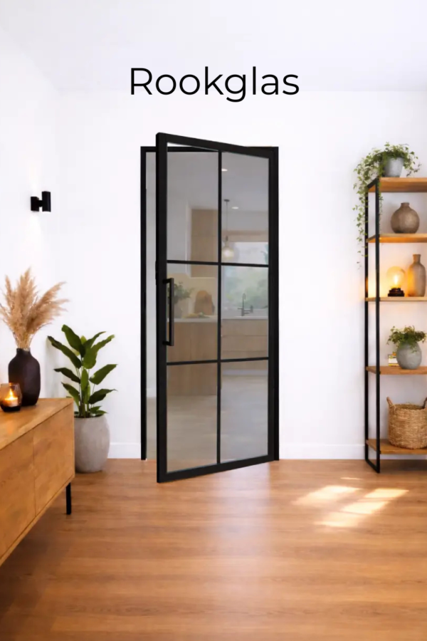scharnier 6 vaks rookglas