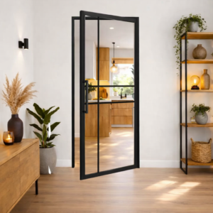 6 vaks scharnierdeur modern